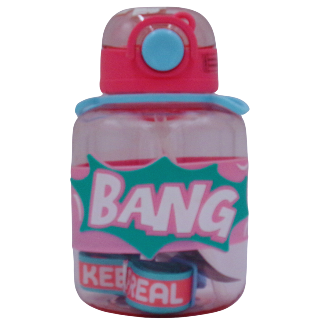 Garrafa de água motivacional desportiva