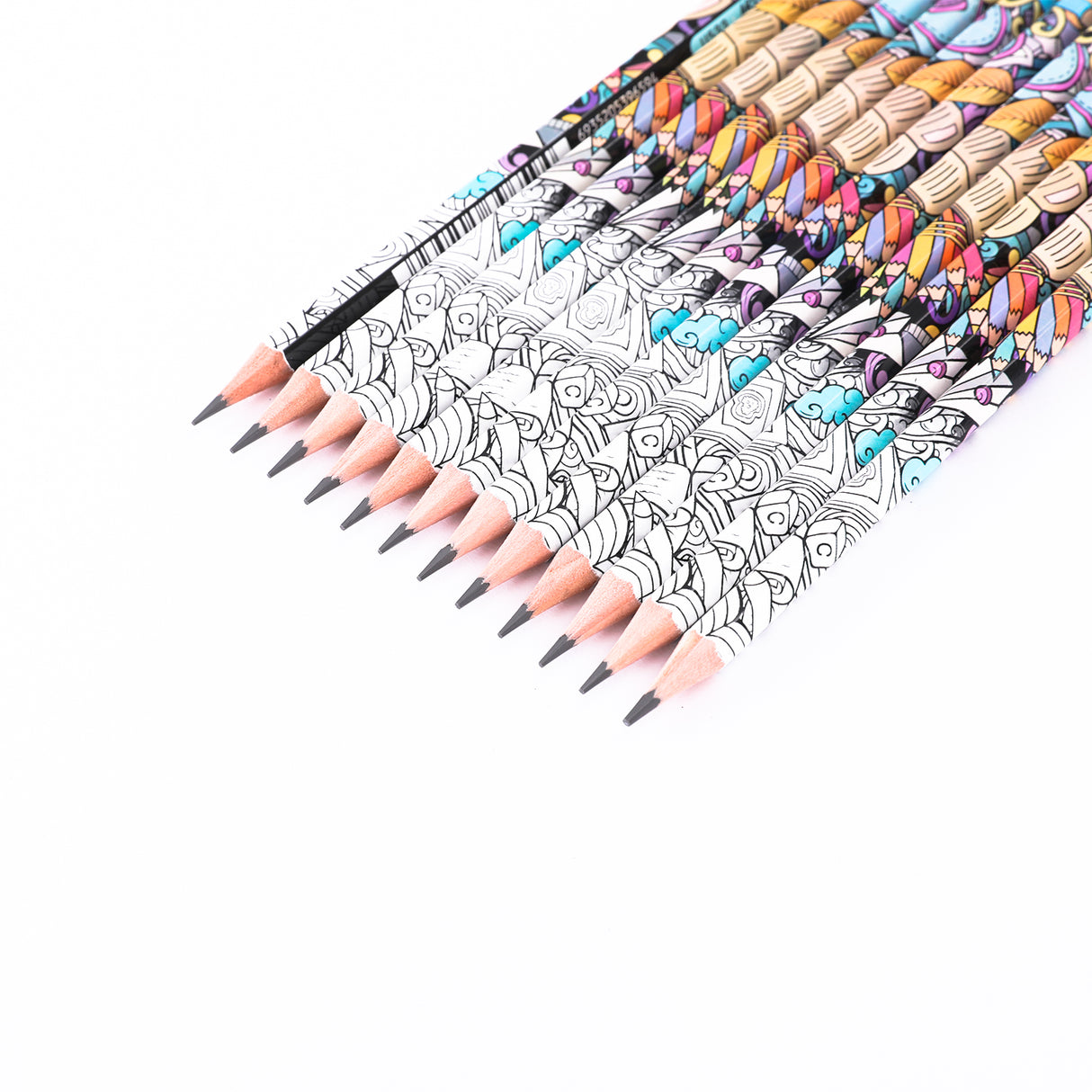 Lápis Deli EU53300_ 2B em caixa colorida (mistos) (12 unidades/caixa)