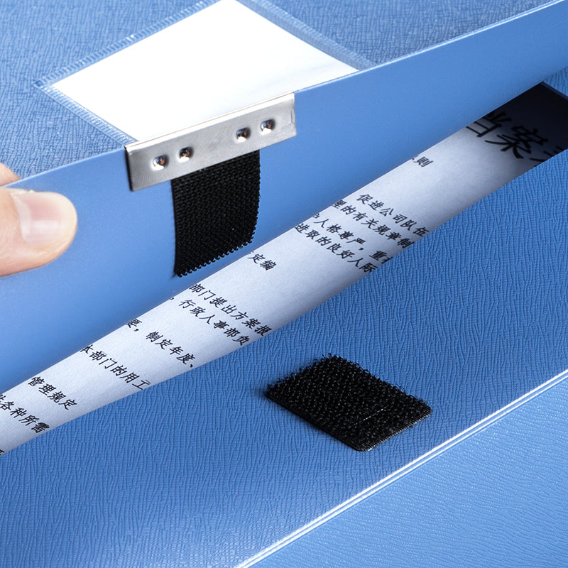 Arquivo de caixa capas de arquivos azul