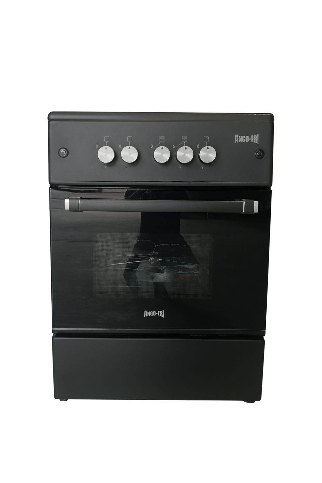 FOGÃO A GAS, 4 BOCAS, 60X60CM COM 2 FORNOS, COR PRETO