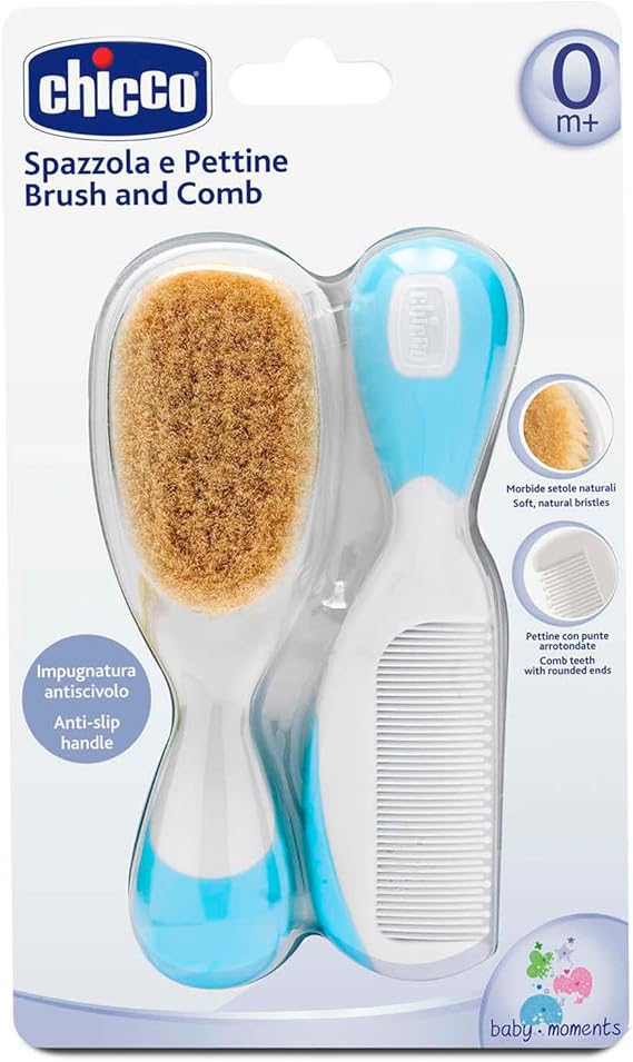 CHICCO ESCOVA&PENTE CABELO AZUL (692)