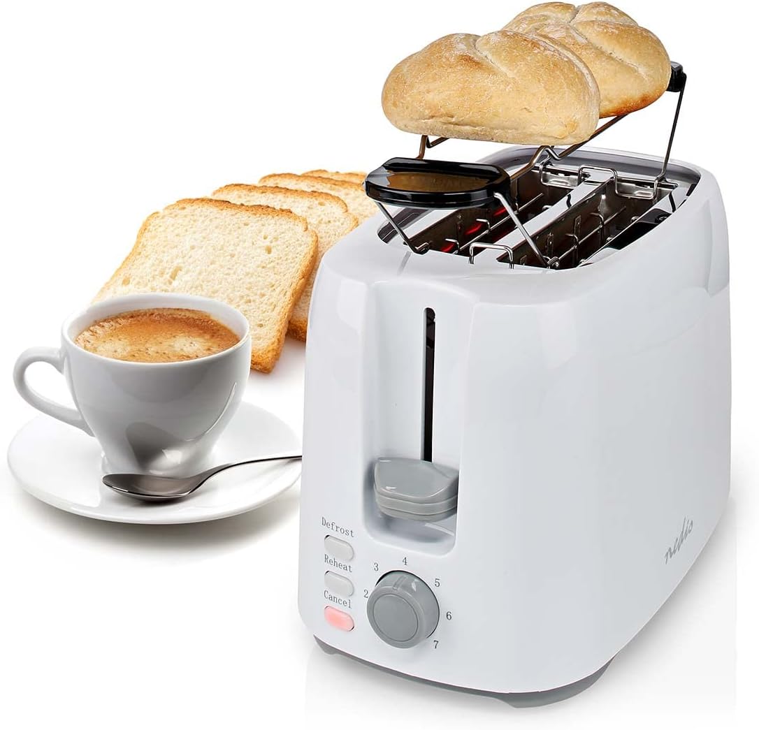 Nedis Kabt250Ewt Torradeira 2 Fatias 750 W Branco