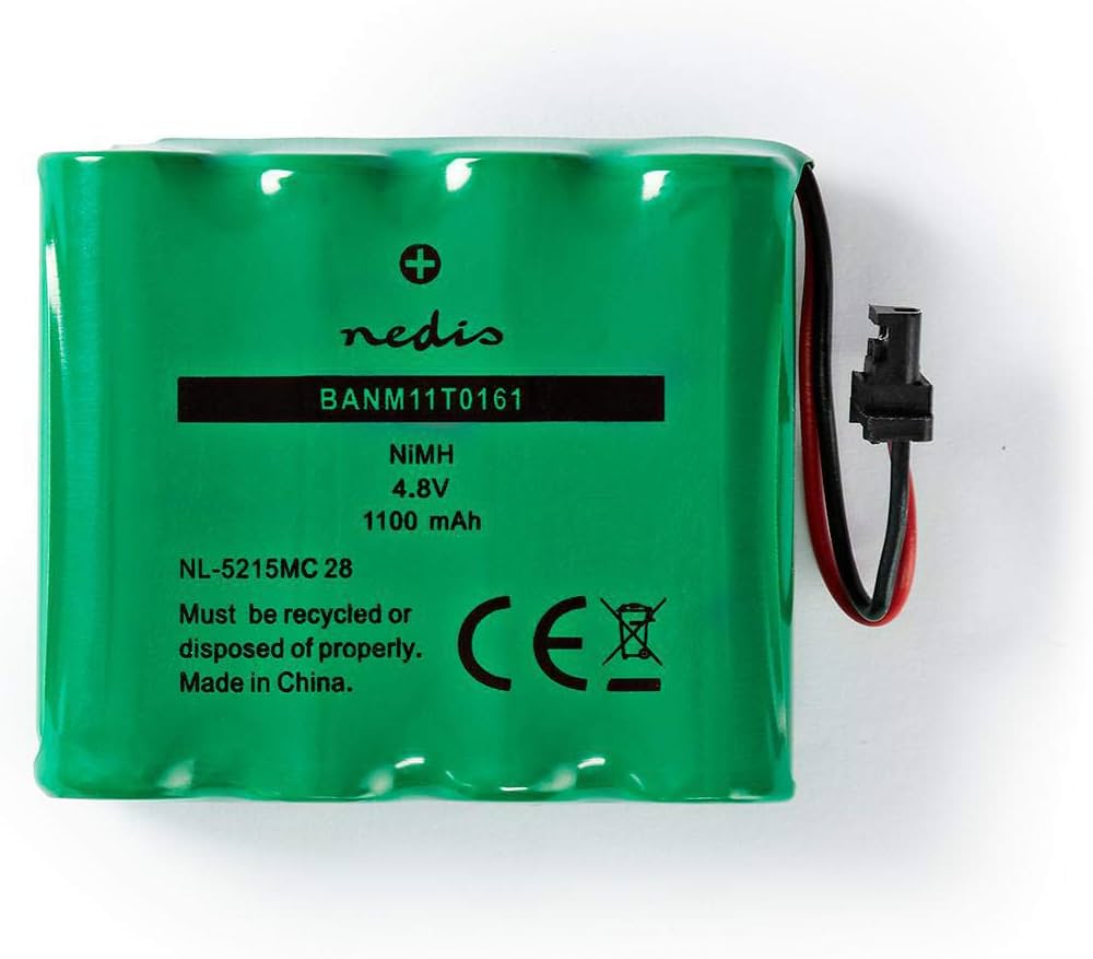 Pacote de baterias recarregáveis 4,80 V | de 1100 mAh