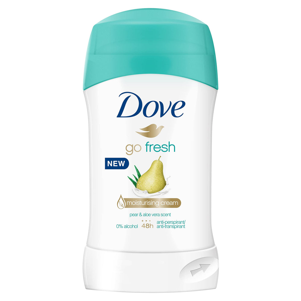 DOVE STICK 40ML PEAR & ALOEVERA
