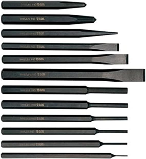 JOGO DE CINZEL E PERFURADO 12 PCS