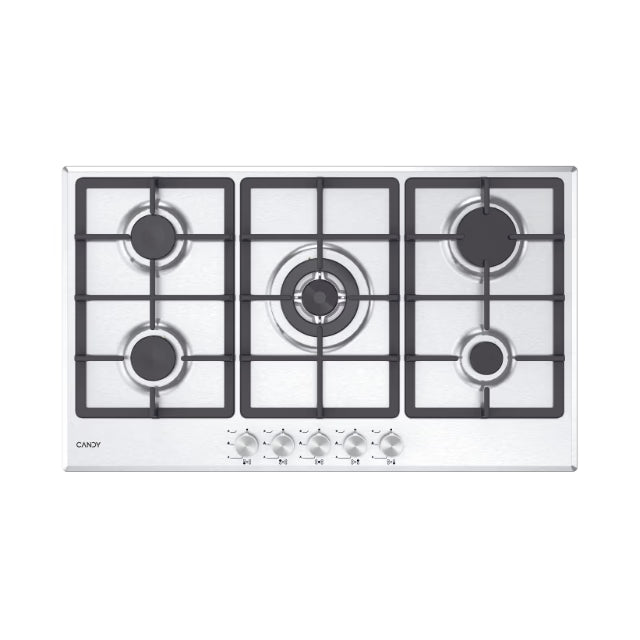 CANDY PLACA GÁS 5B CHG93WX/1 90CM INOX