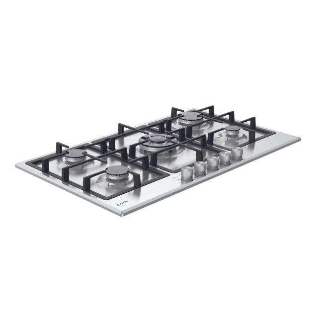 CANDY PLACA GÁS 5B CHG93WX/1 90CM INOX