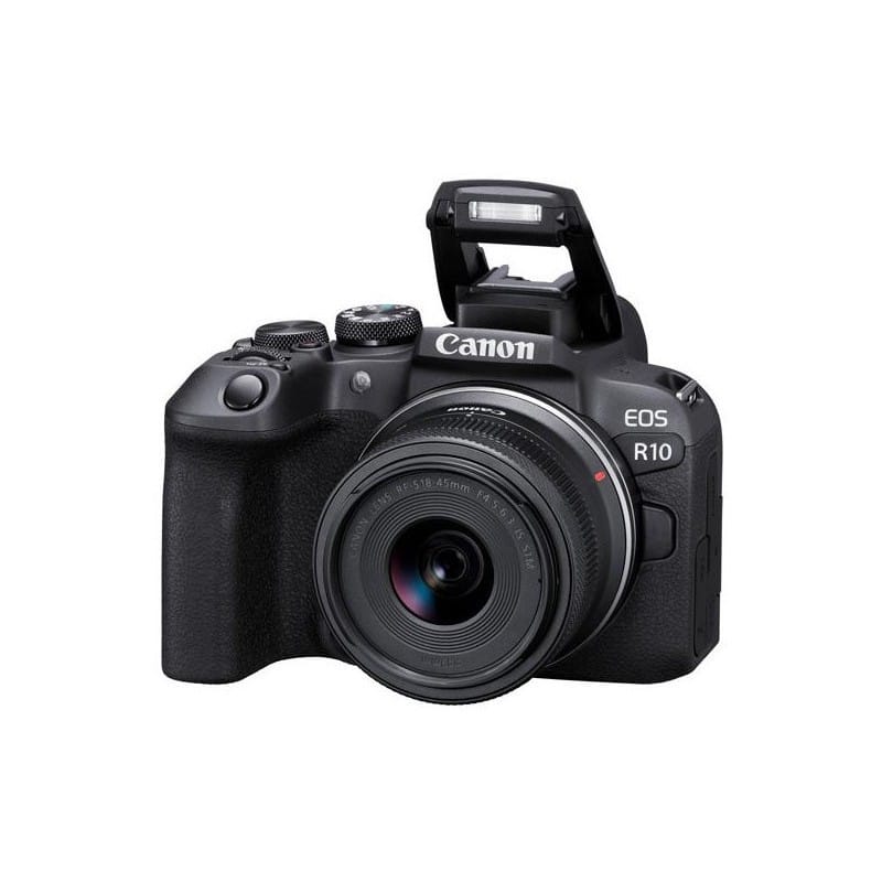 Canon Eos R10 Máquina Fotográfica Dig.24.2Mp Rf-S 18-45Mm F4.5-6.3 Is Stm Kit Canon