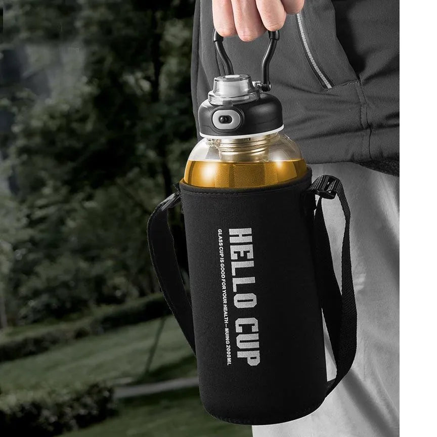 Garrafa de água/Sumo de vidro - 1500ML