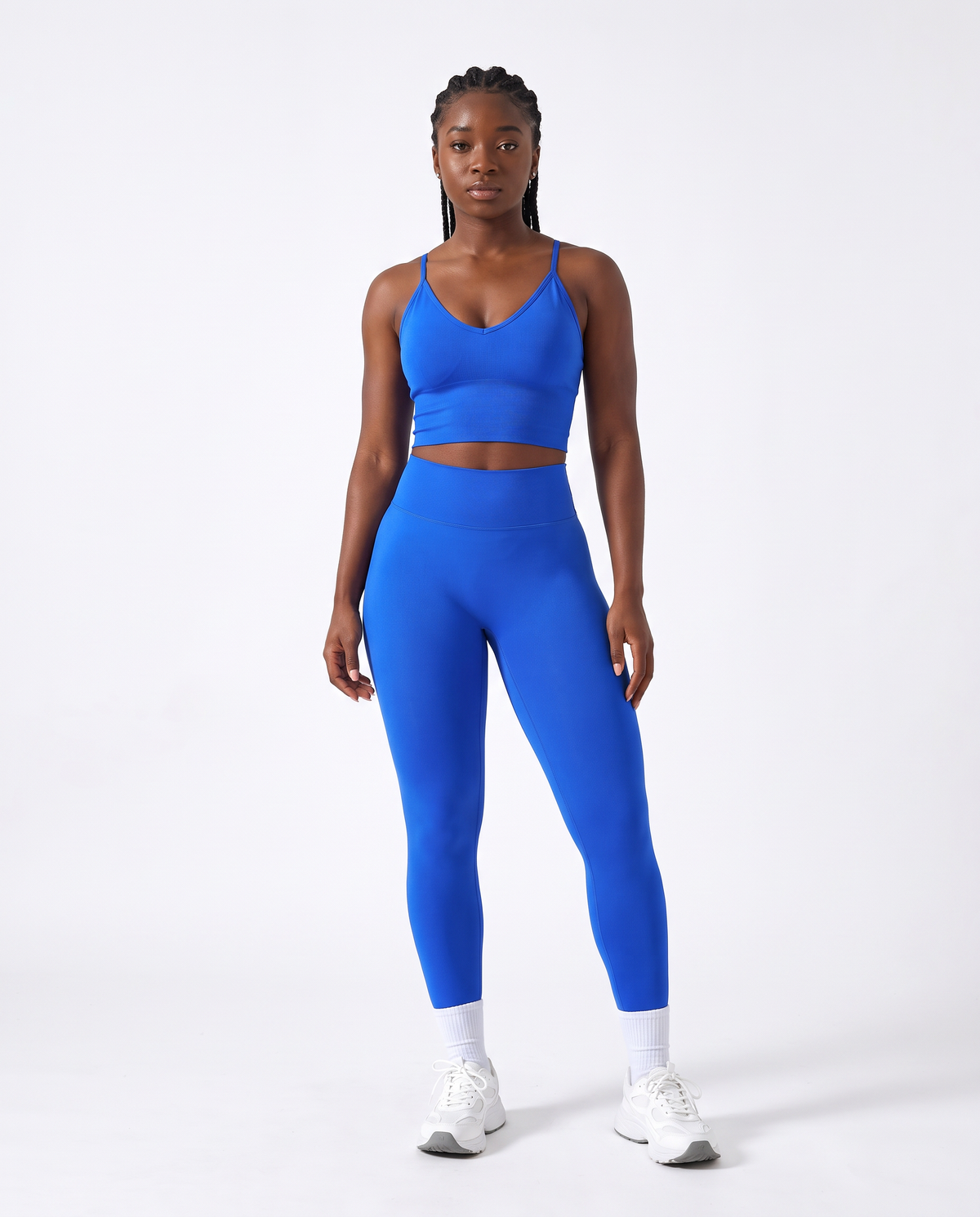 CONJUNTO FITNESS FEMININO ELECTRIC AZUL -L