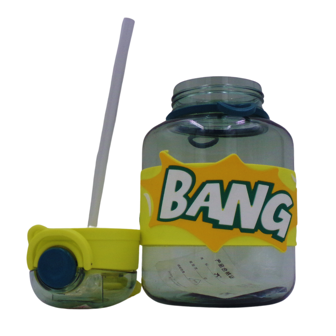 Garrafa de água motivacional desportiva