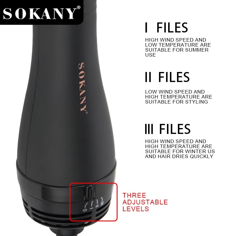 Pente secador de cabelo Sokany SK-15049