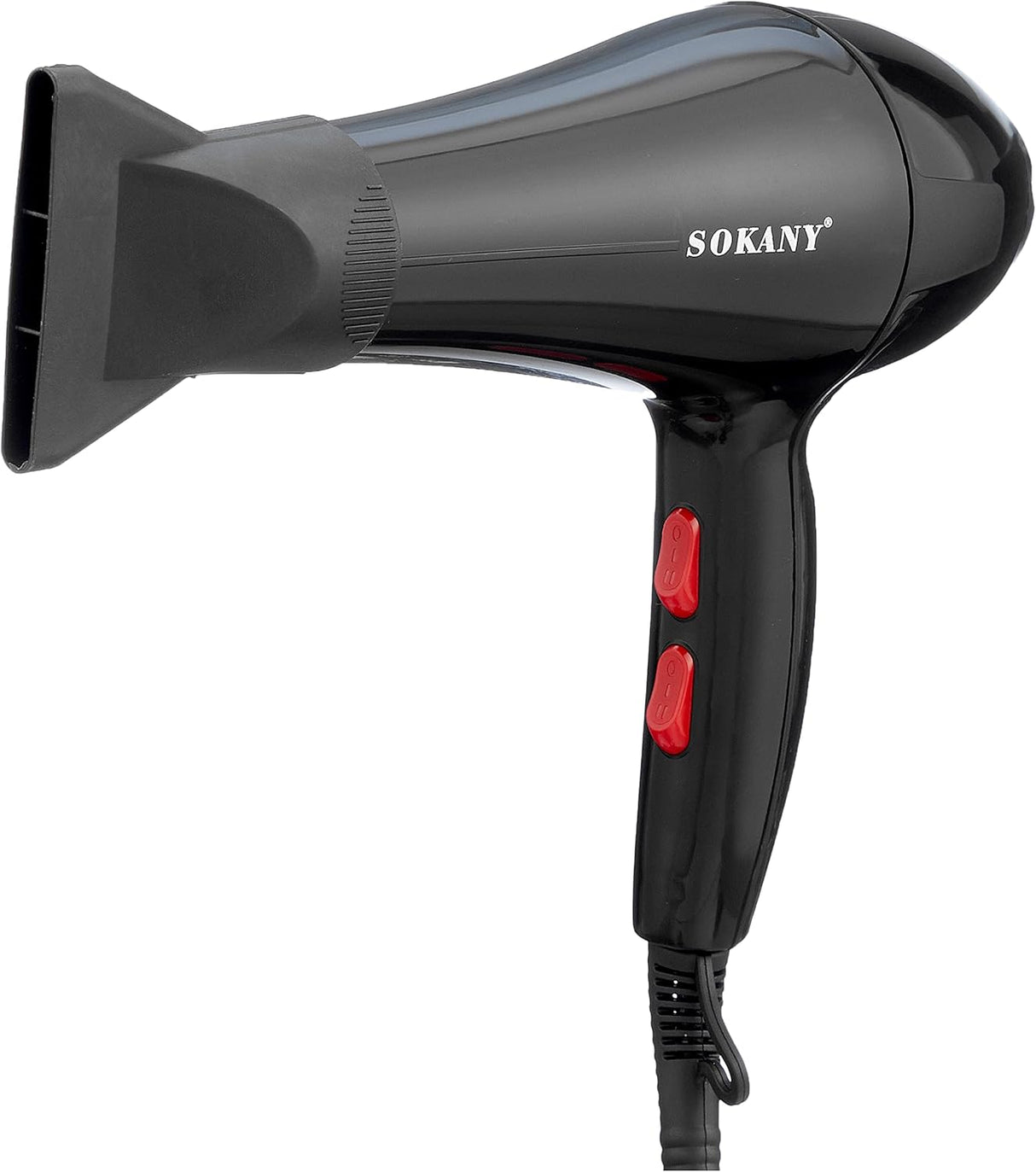 Secador de cabelo elétrico com fio Sokany sk-2200 Potência 2200 watts preto