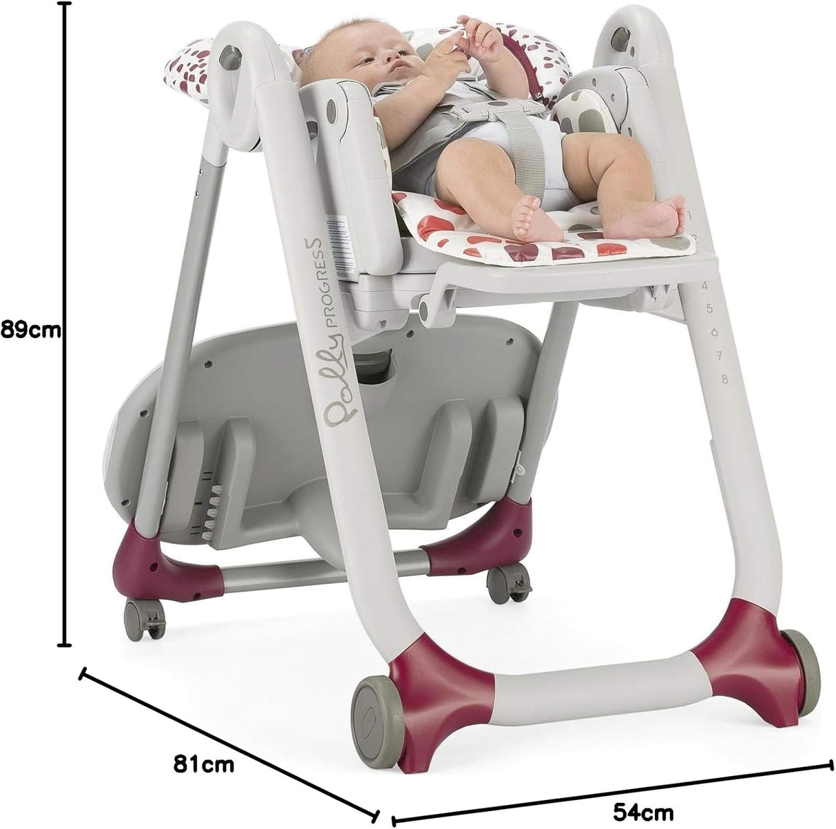 CHICCO POLLY PROGRES 5 CHERRY 0M+