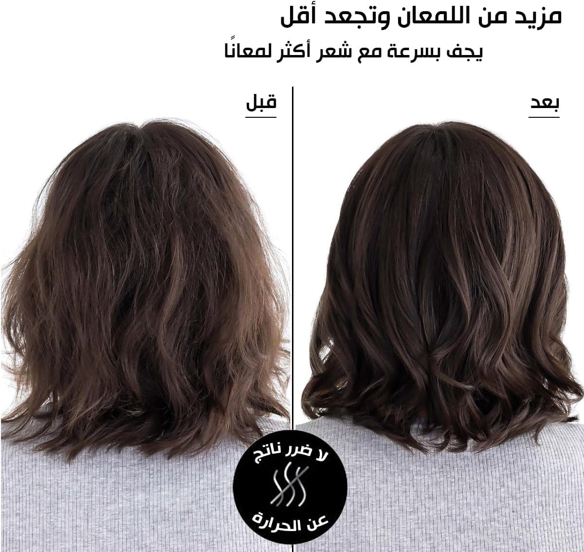 Secador de cabelo profissional 2200W de secagem rápida poderosa de SOKANY Secador de cabelo de baixo nível de ruído e difusor com 2 velocidades e 2 configurações de calor RCY-173i