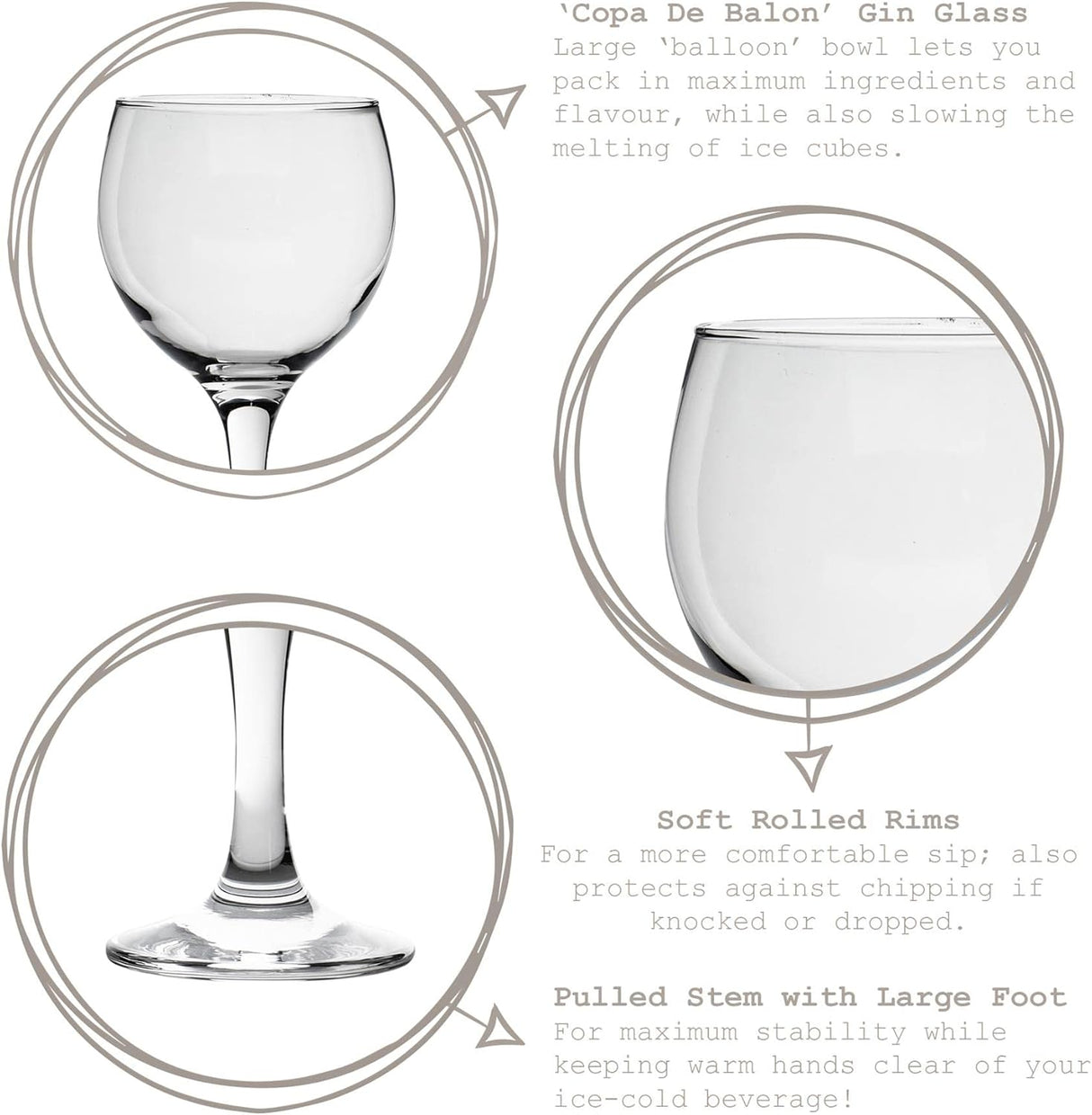 Conjunto de 6 copos de coquetel Lav GURALLAR - Conjunto de Copos Combinados Misket-6 Gurallar 64.5 Cl