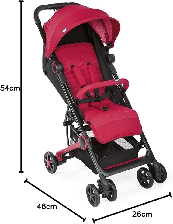 CHICCO CARRINHO MAX 4JET RED 15KG 0M+