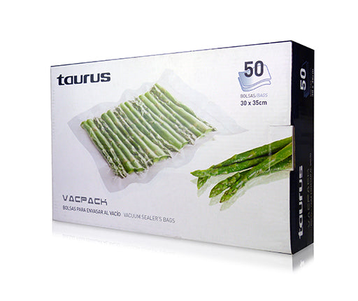 TAURUS SACOS VACUO P/ VAC6000 50PCS 30CM*35CM