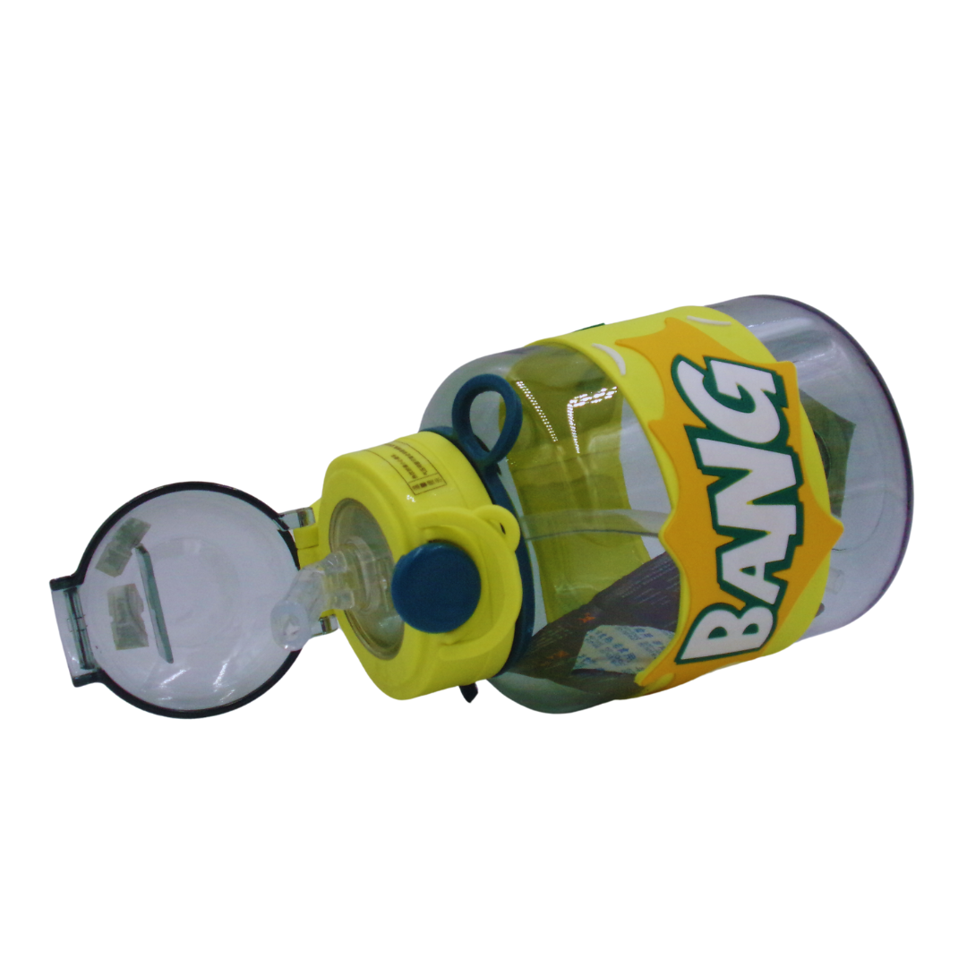 Garrafa de água motivacional desportiva