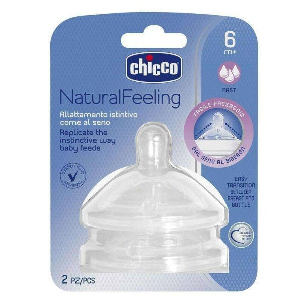 CHICCO TETINA NATURALFEELING FAST 2UN 6M