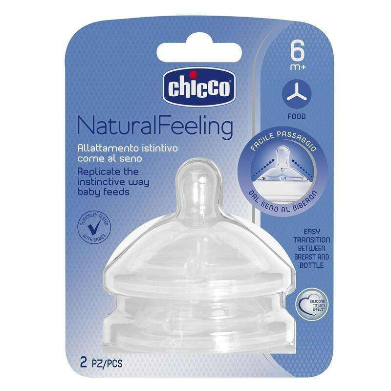 CHICCO TETINA NATURALFEELING FOOD 2UN 6M