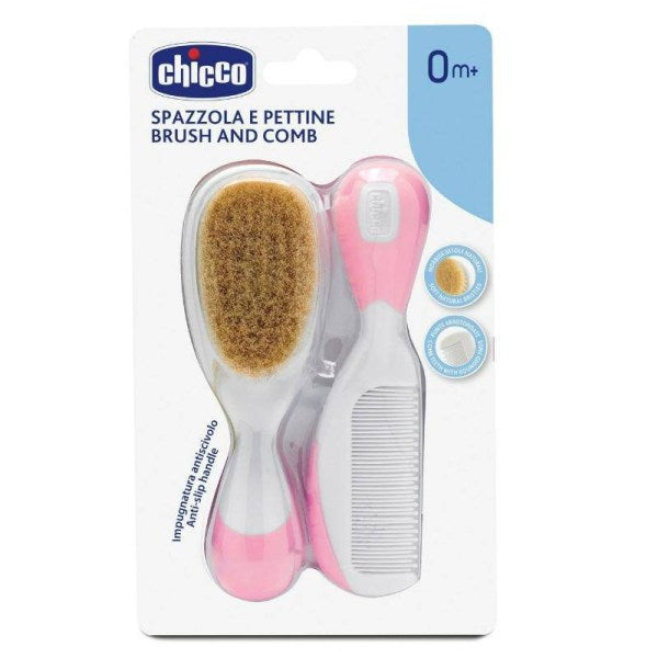 CHICCO ESCOVA&PENTE CABELO ROSA (691)