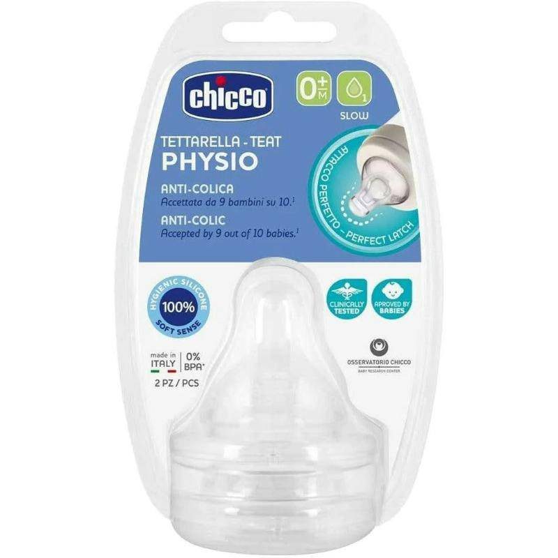 CHICCO TETINA FISIO SILI NORMAL 0M+ 2UN