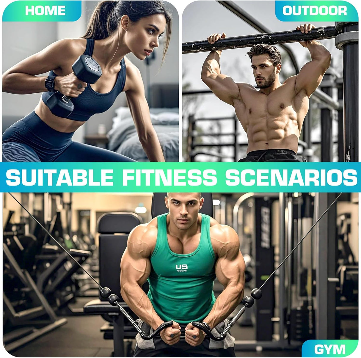 LUVAS DE BORRACHA ANTI-SPLIT FITNESS RYPT GRIPS