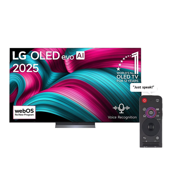 TV LG OLED evo 65″ C5, Smart TV 4K, Processador α9, ThinQ, Dolby Vision/Atmos | OLED65C56LA