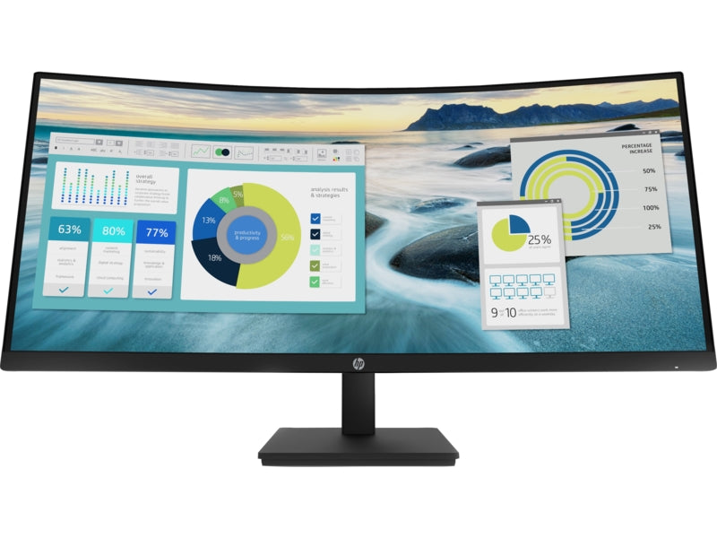 MONITOR 34" HP P34HC G4 CURVO WQHD 1XHDMI 1XUSB-C 1XDPORT™ 4XUSB-A