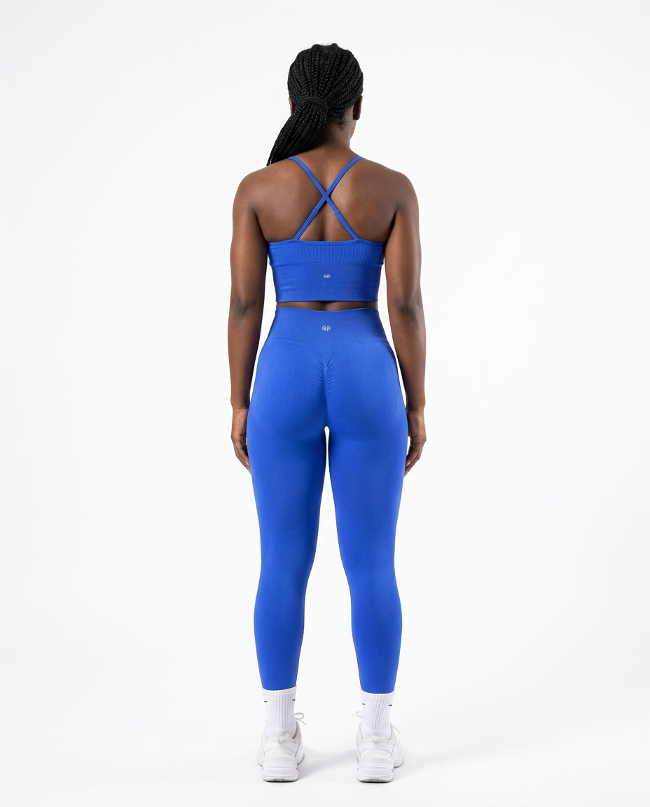 CONJUNTO FITNESS FEMININO ELECTRIC AZUL -L
