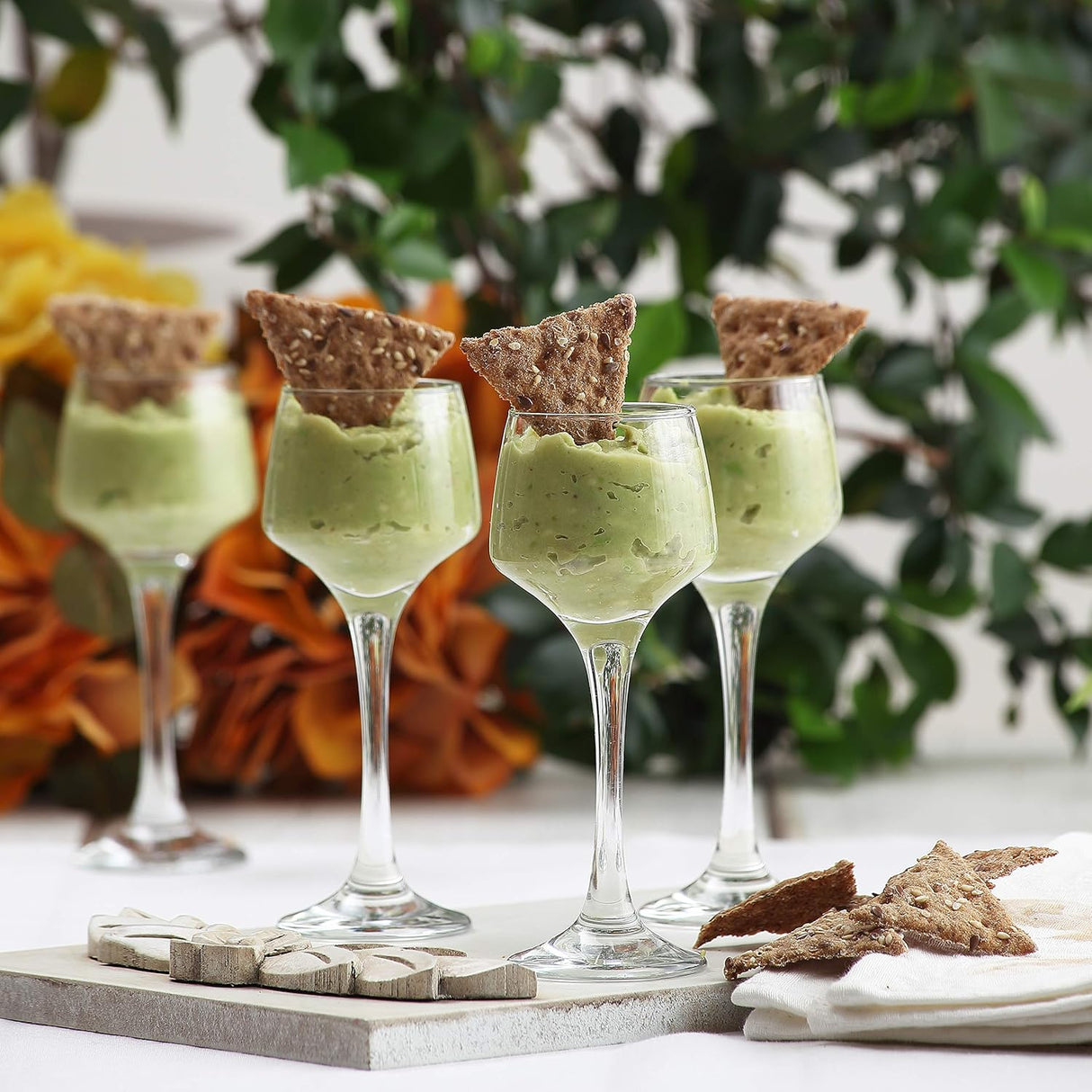 Conjunto de 6 copos de coquetel Copos Conjunto de 6 Vidros Modernos LAV Home, 400cc, Reutilizáveis