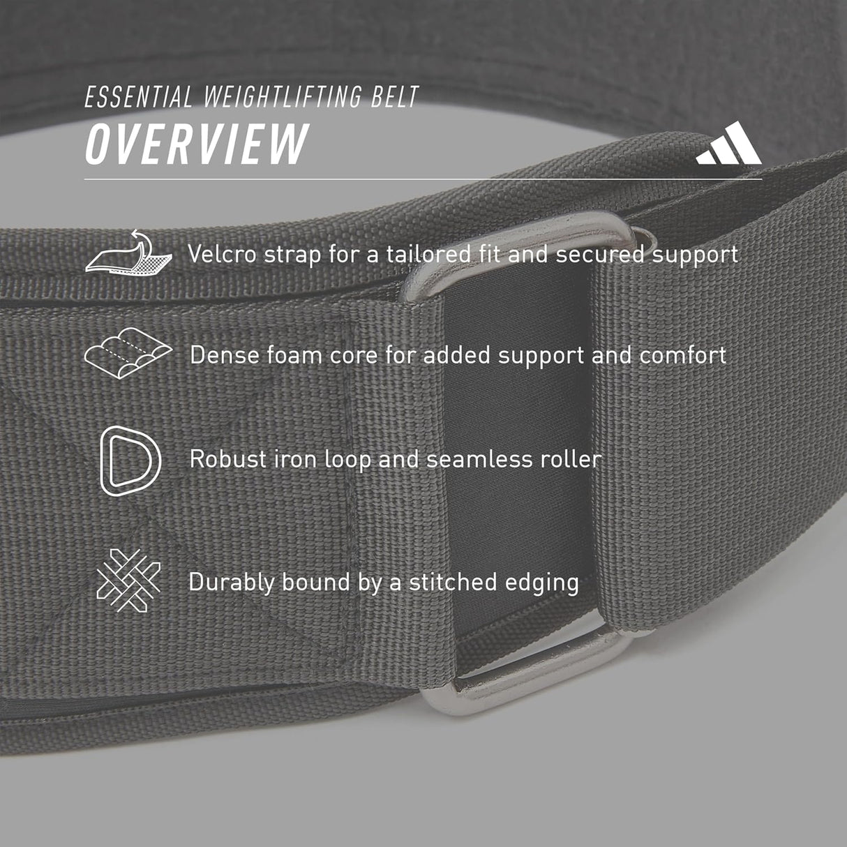 CINTO ESSENCIAL DE LEVANTAMENTO DE PESO - GRANDE