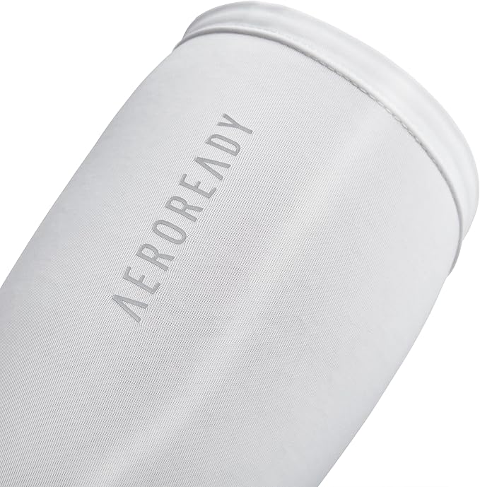adidas Aeroready Mangas de Compressão para Braço - Respiráveis, Absorventes de Umidade para Fitness & Esportes, Acessórios de Ginástica, Mangas de Ajuste Perfeito para Recuperação Muscular & Alívio da Dor da Artrite (Branco, P/M)