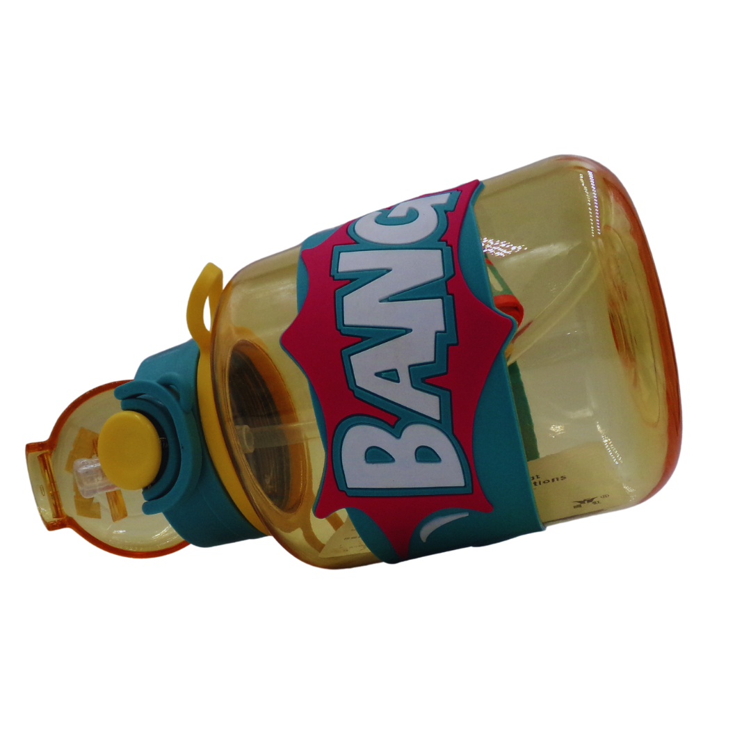 Garrafa de água motivacional desportiva