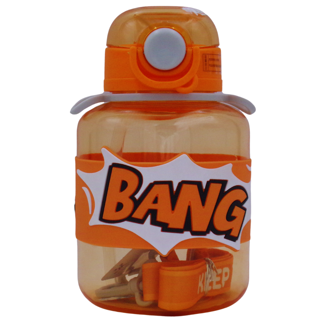 Garrafa de água motivacional desportiva