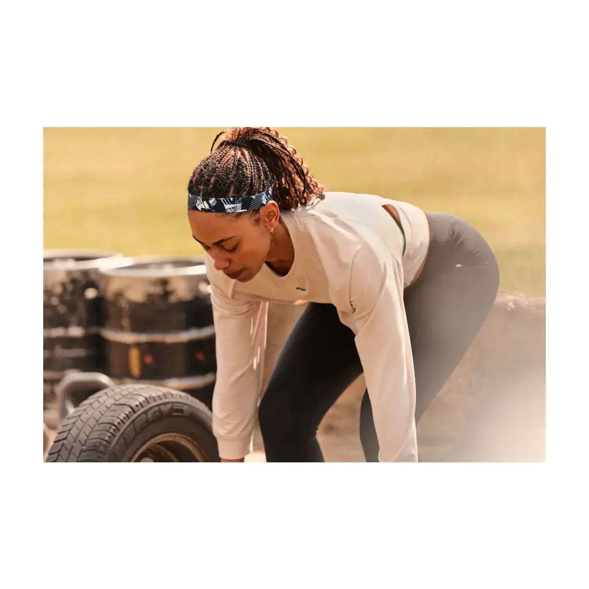 Adidas Bandoletes Hairbands Gráfico Preto Branco