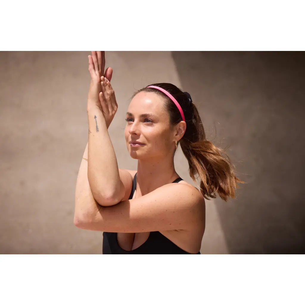 Bandoletes Adidas Faixas De Cabelo Lucid Bl Rosa Branco