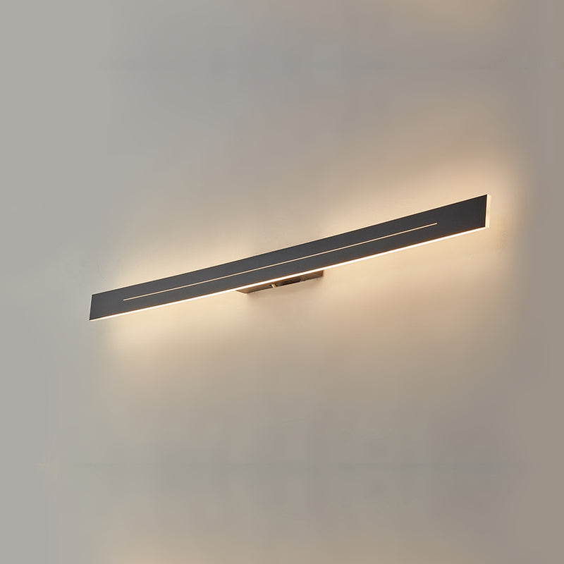 Aplique de Parede LED Braytron Leva 30W 3000K 100cm Preto | Iluminação Linear Moderna para Interior