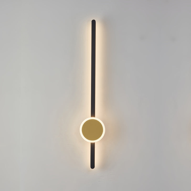 Luminária de Parede Braytron BRY-TINY 16W GLD 3000K - Iluminação elegante com acabamento dourado, perfeita para interiores modernos.