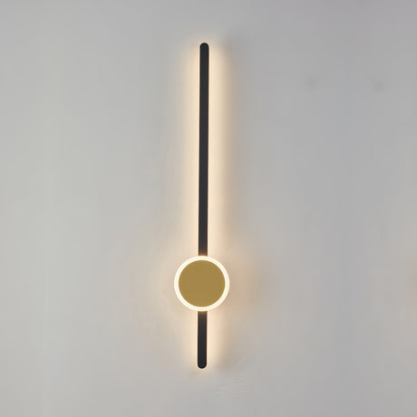 Luminária de Parede Braytron BRY-TINY 16W GLD 3000K - Iluminação elegante com acabamento dourado, perfeita para interiores modernos.