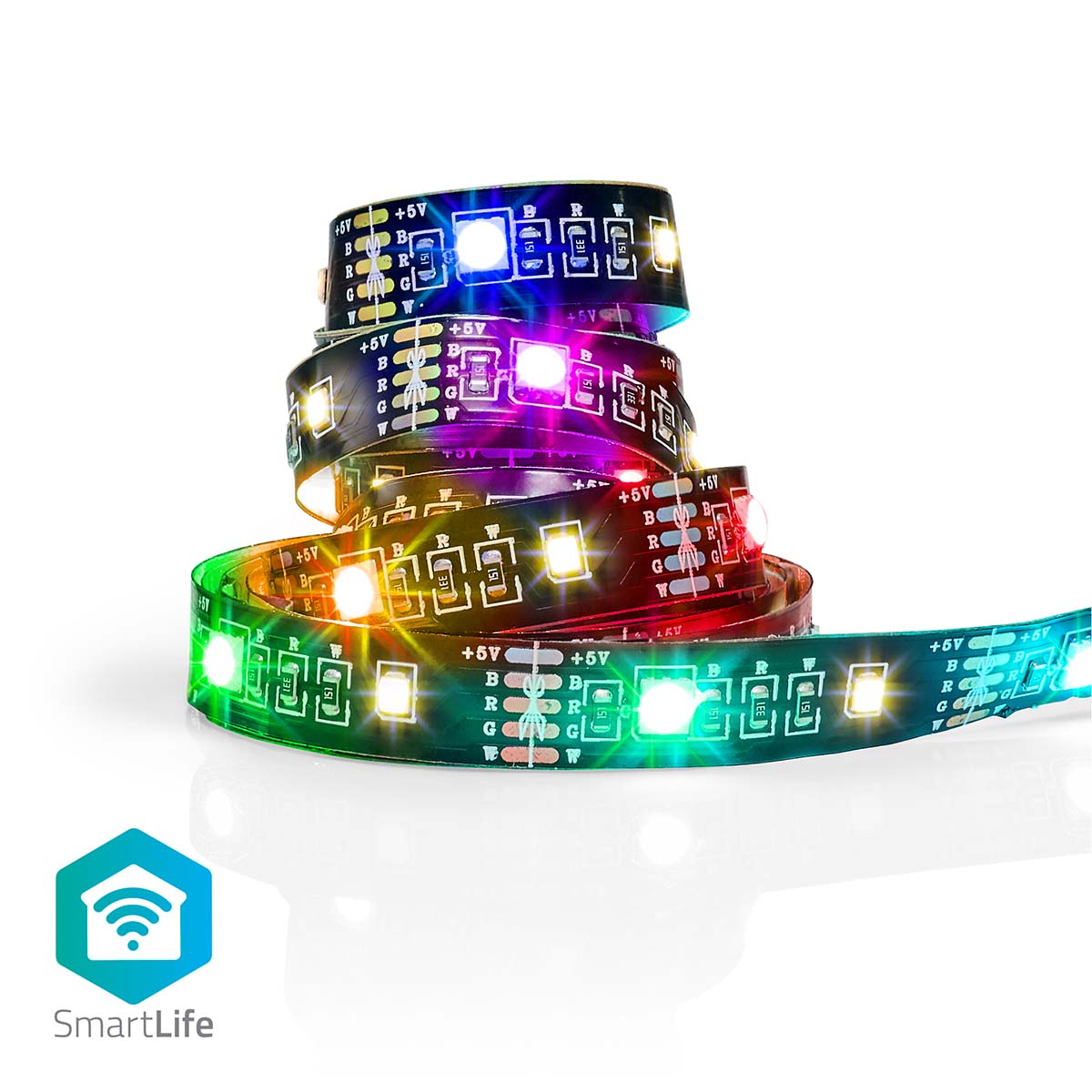 FITA LED SMARTLIFE RGB BLUETOOTH NEDIS – ILUMINAÇÃO COLORIDA E CONTROLE POR BLUETOOTH PARA QUALQUER AMBIENTE