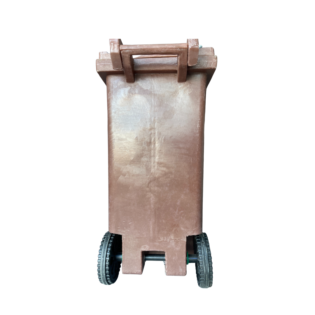 Balde de Lixo com roda e tampa - 120 litros