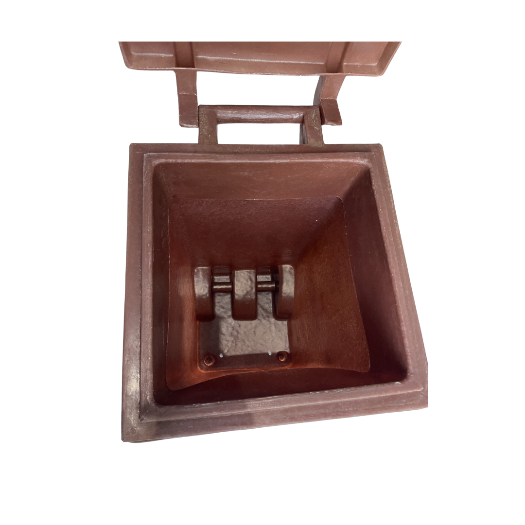 Balde de Lixo com roda e tampa - 120 litros