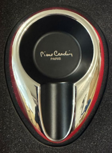 Pierre Cardin Cinzeiro Charutos preto/prateado