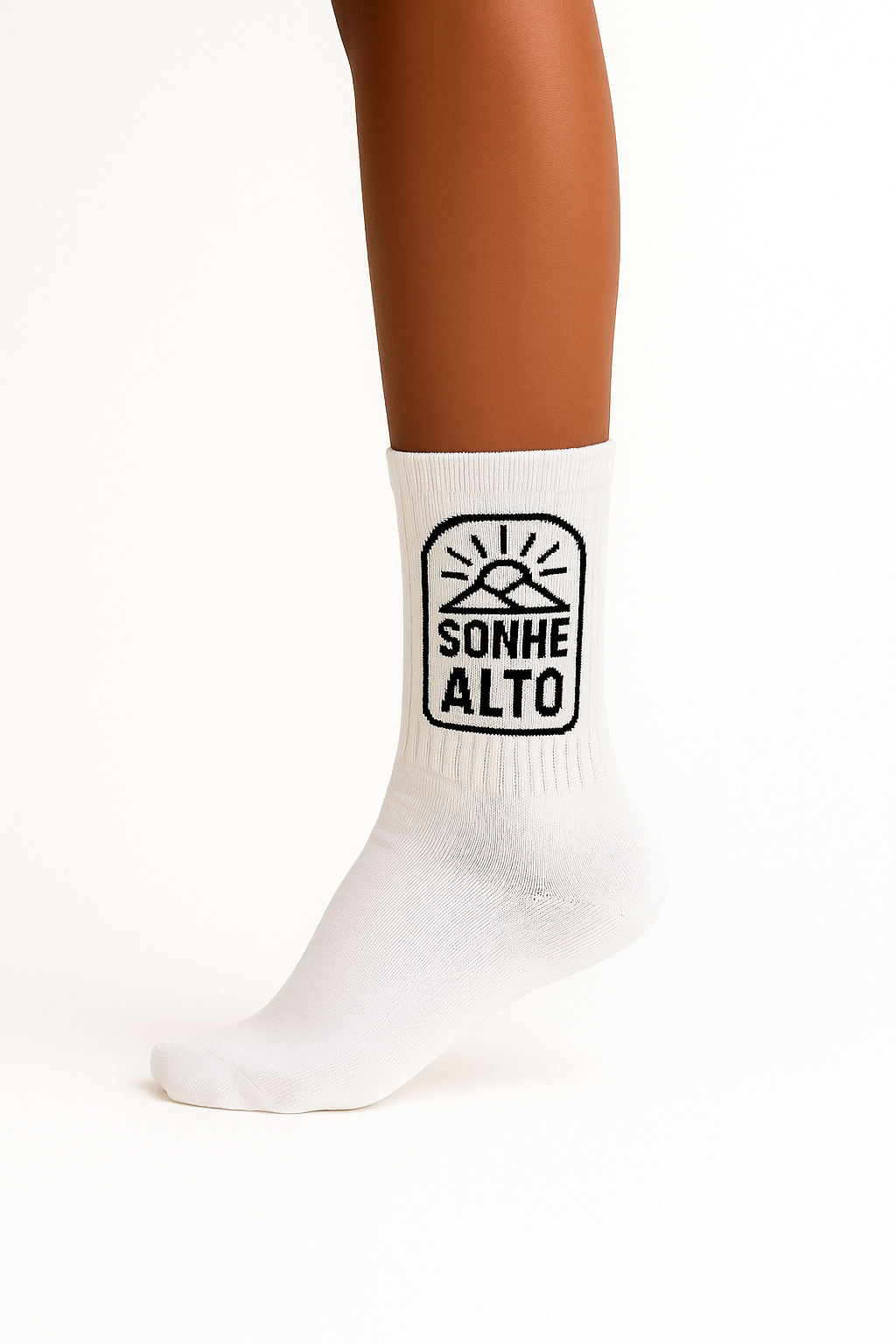 MEIA PERSONALIZADA SONHE ALTO