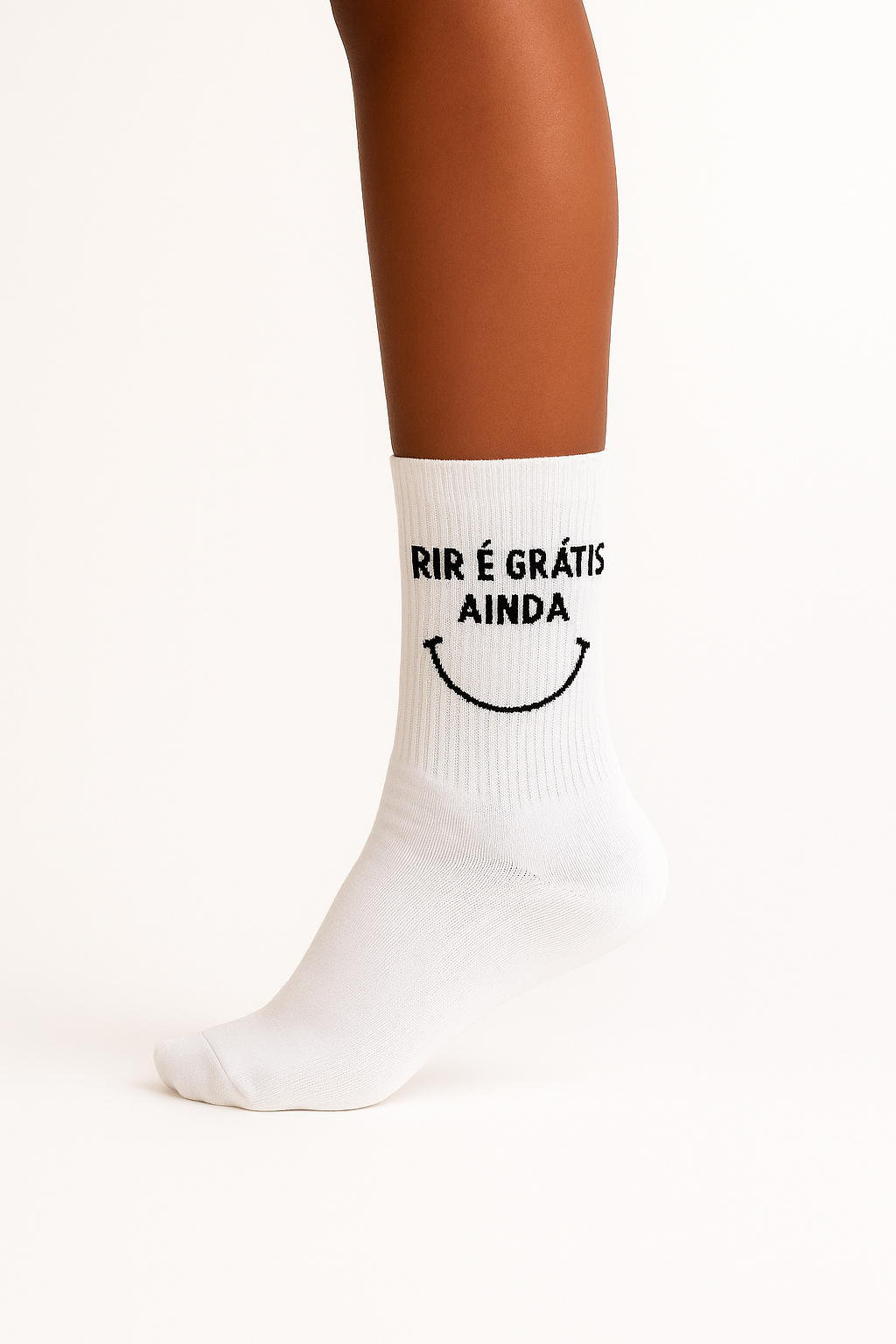 MEIA PERSONALIZADA RIR É GRÁTIS, AINDA