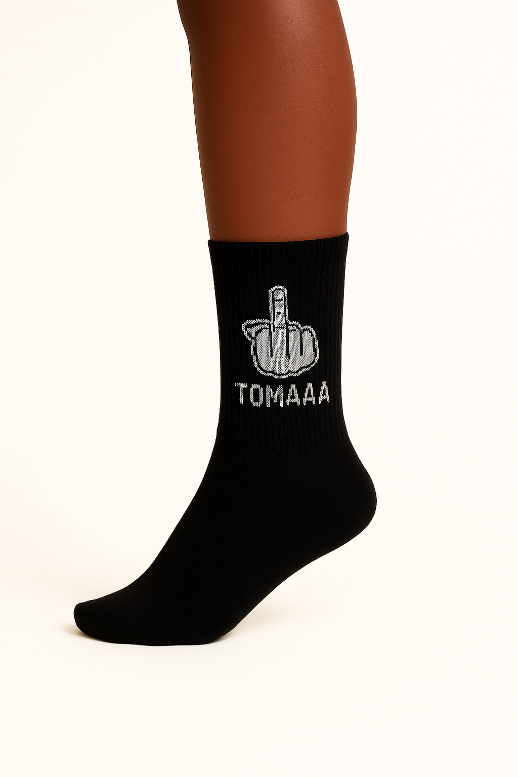 MEIA PERSONALIZADA MIDDLE FINGER - PICTURE