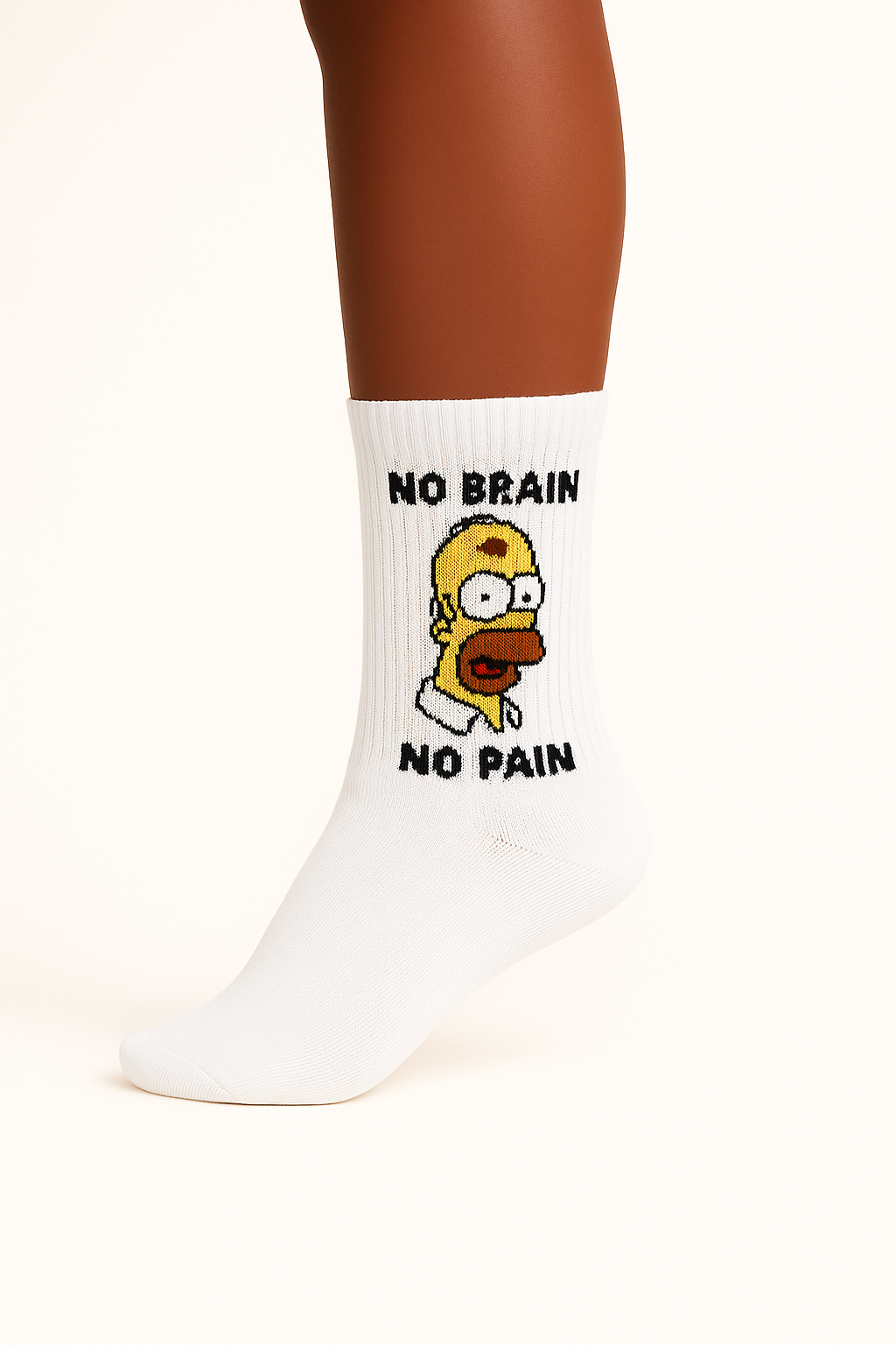 MEIA PERSONALIZADA NO PAIN NO BRAIN