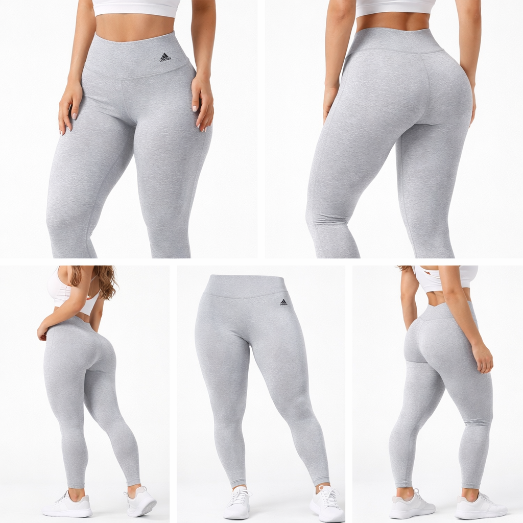 A3107 Adidas Colan Leggings Cinza Tamanho XL